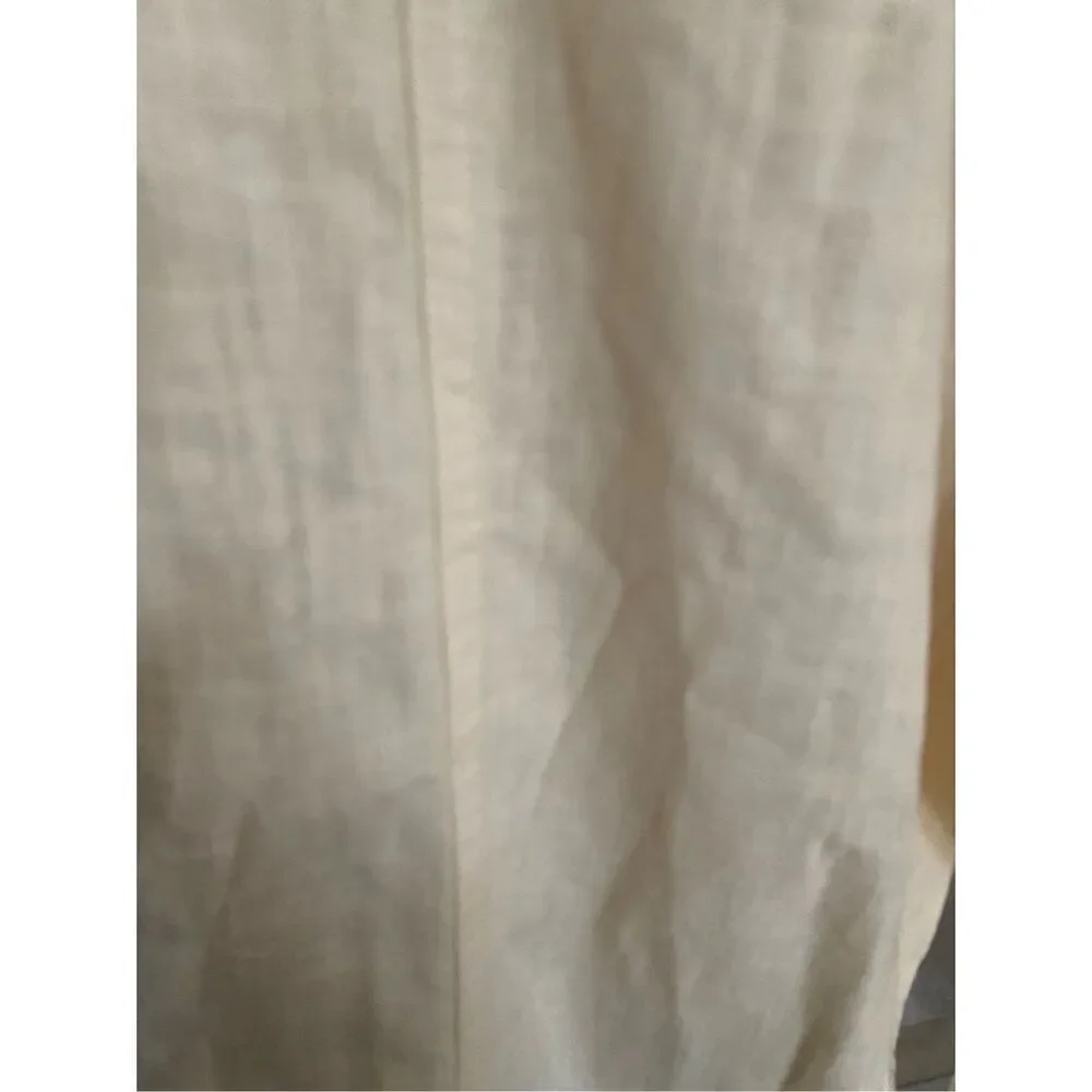 Zara NWT women’s linen blend relaxed fit belted pants size 30